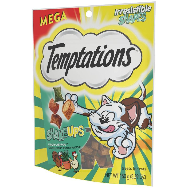 Temptations Shake Ups Clucky Carnival Crunchy Cat Treats - 5.29oz