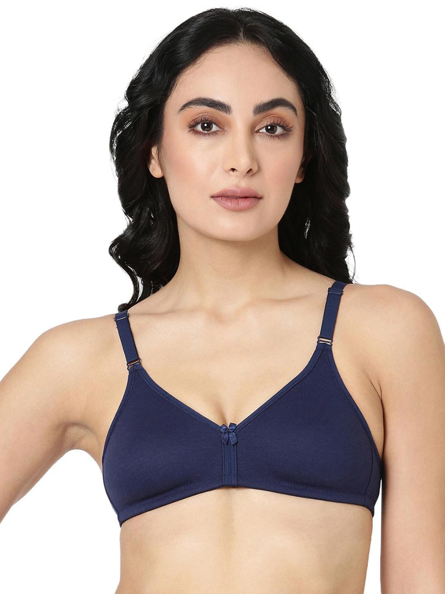 BLOSSOM Navy Full Coverage T-Shirt Bra