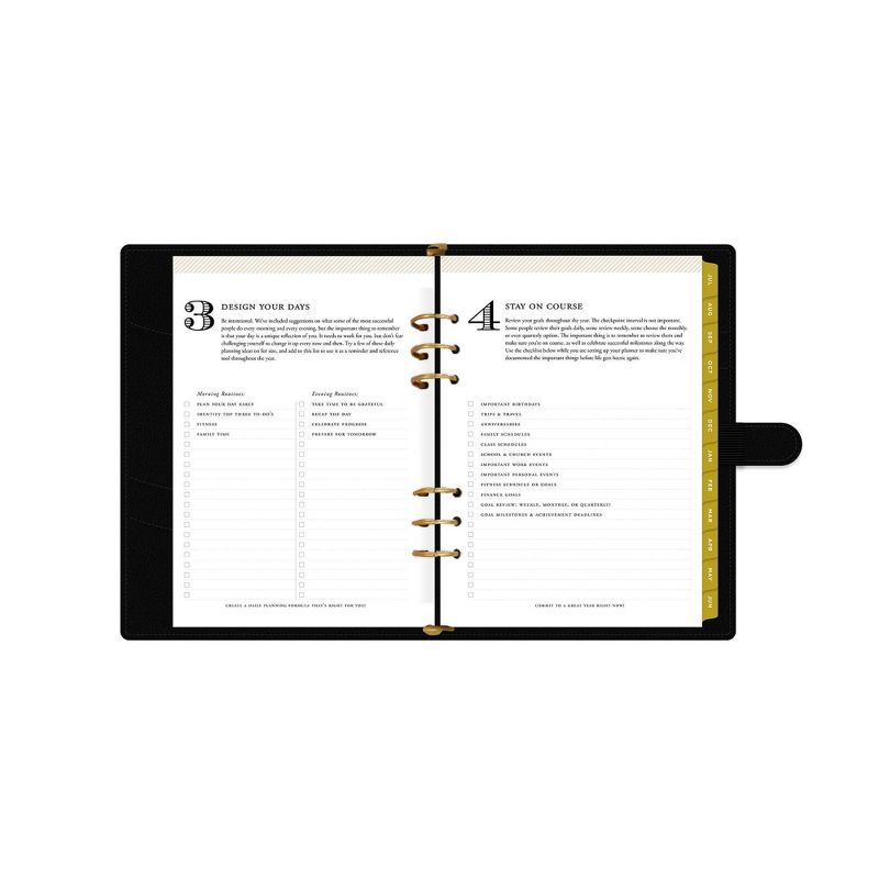 2021-22 Academic Planner 5" x 8" 6 Ring Weekly/Monthly Black - Day Designer