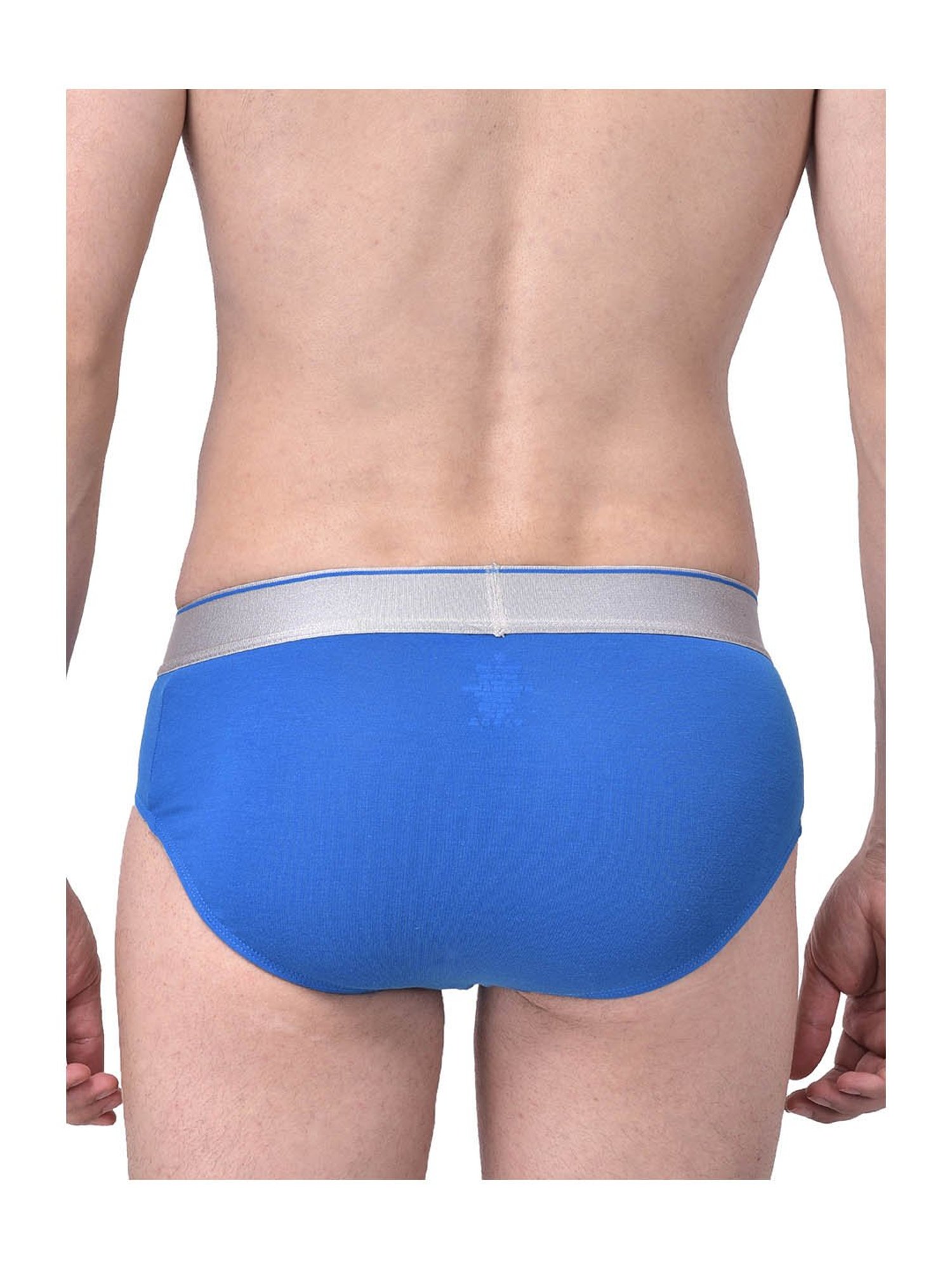 Woodland Aqua Blue Printed Briefs