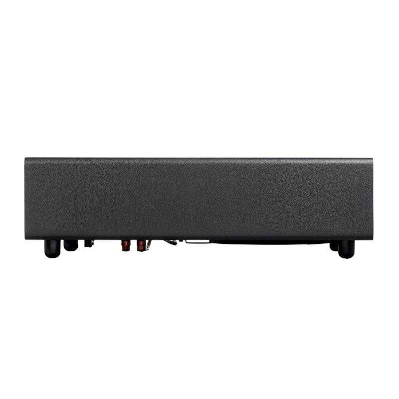 133829 Ssw-8 Powered Slim 8 Inch Subwoofer - Black | 100 Watt, Low Profile, Powerful Amp, Low Pass, 8 Inch