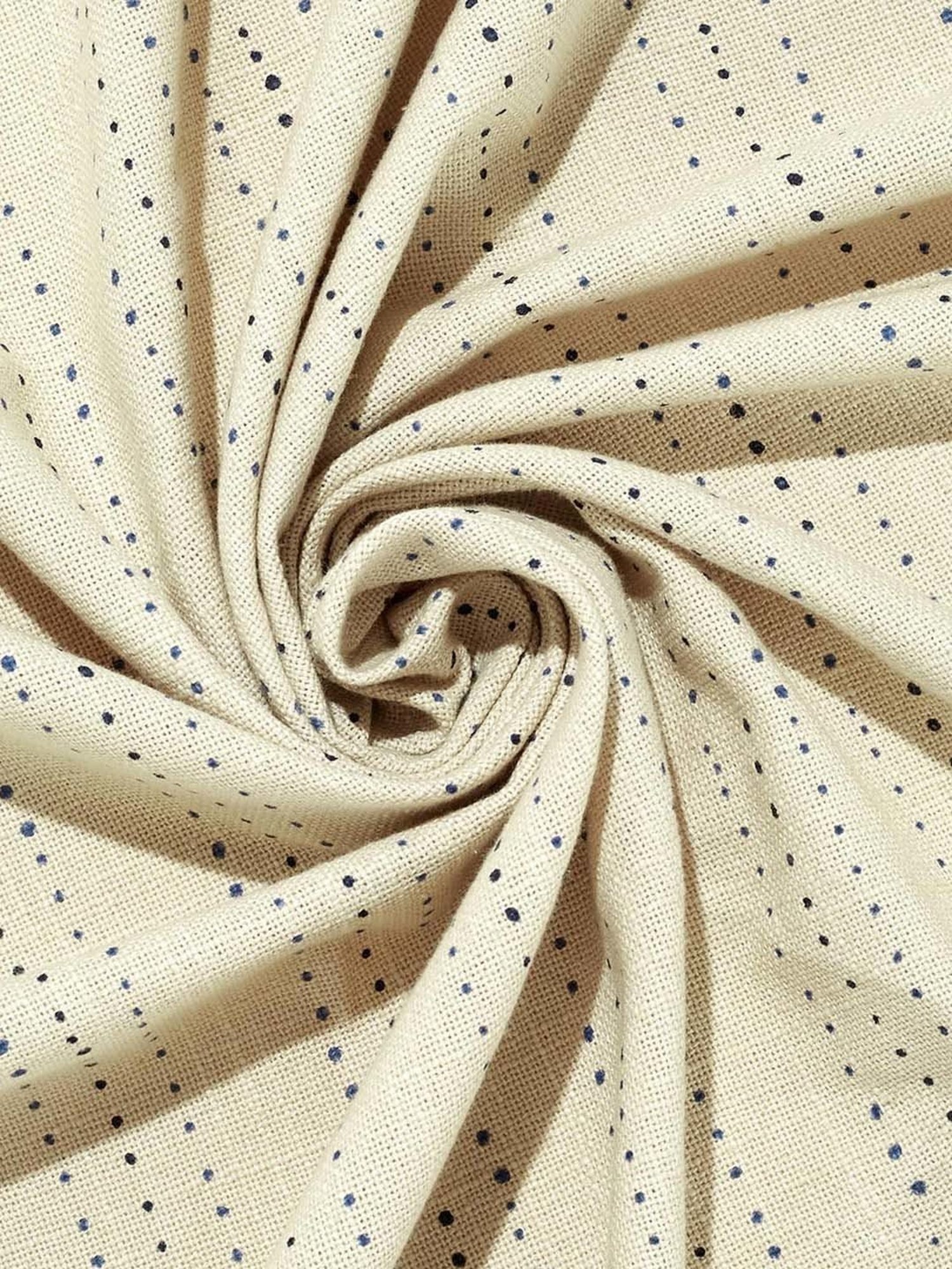 Fabindia Neer Blue Cotton Neer Table Cover