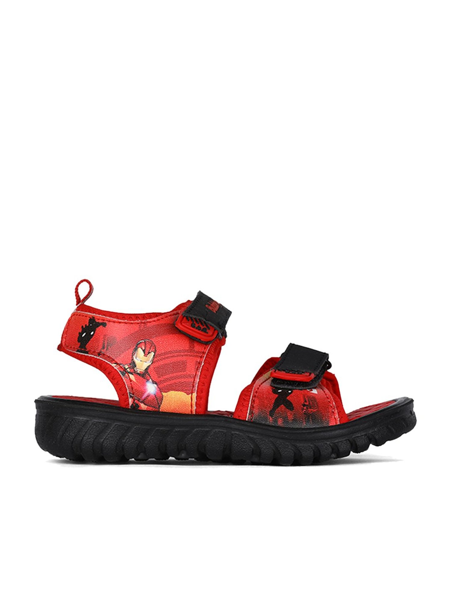 Disney by Bata Kids Red Floater Sandals