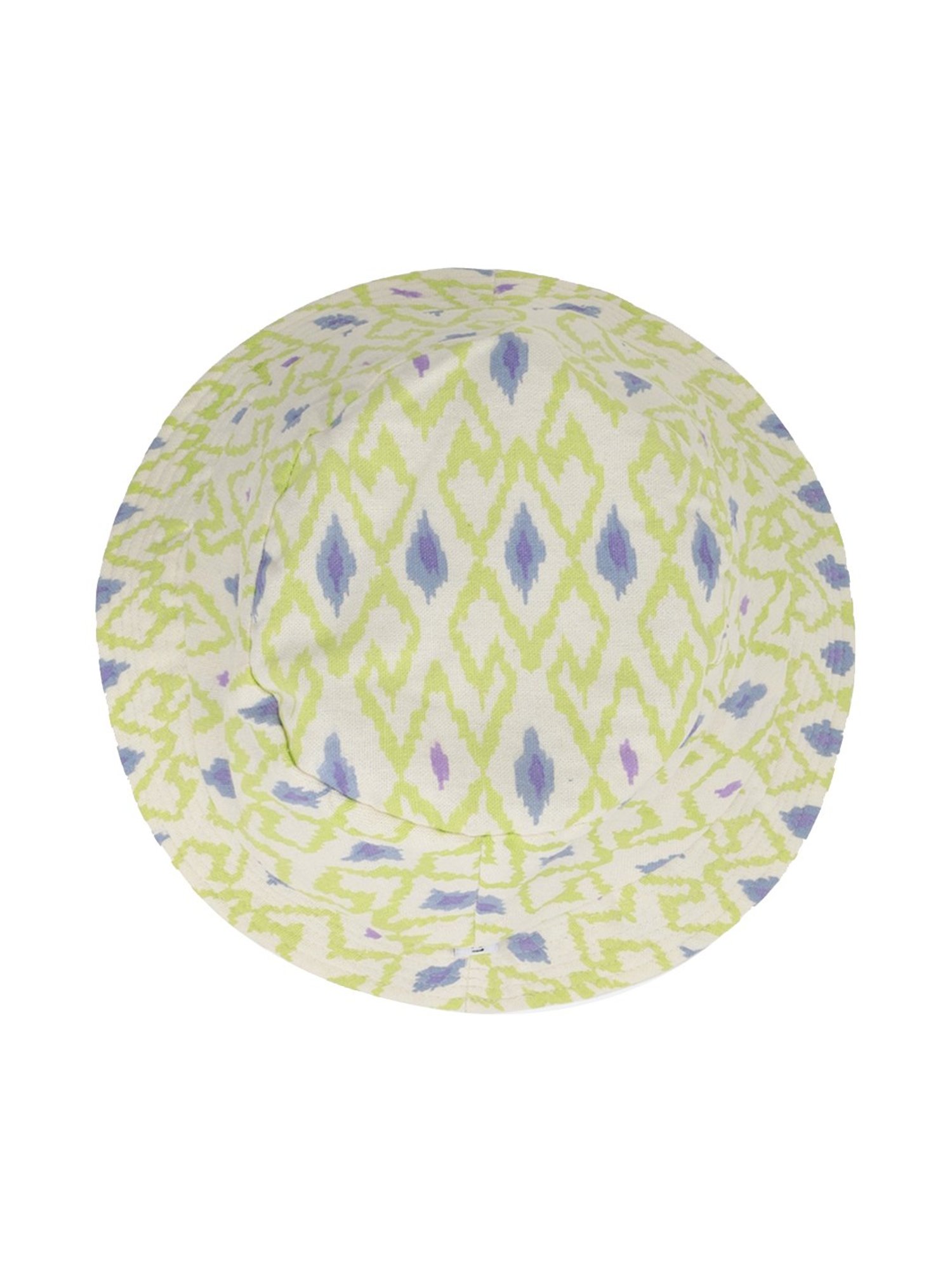 Forever 21 Cream Printed Panama Hat