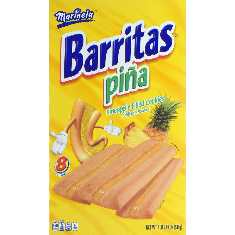 Marinela Barritas Pina Pineapple Bars - 8ct