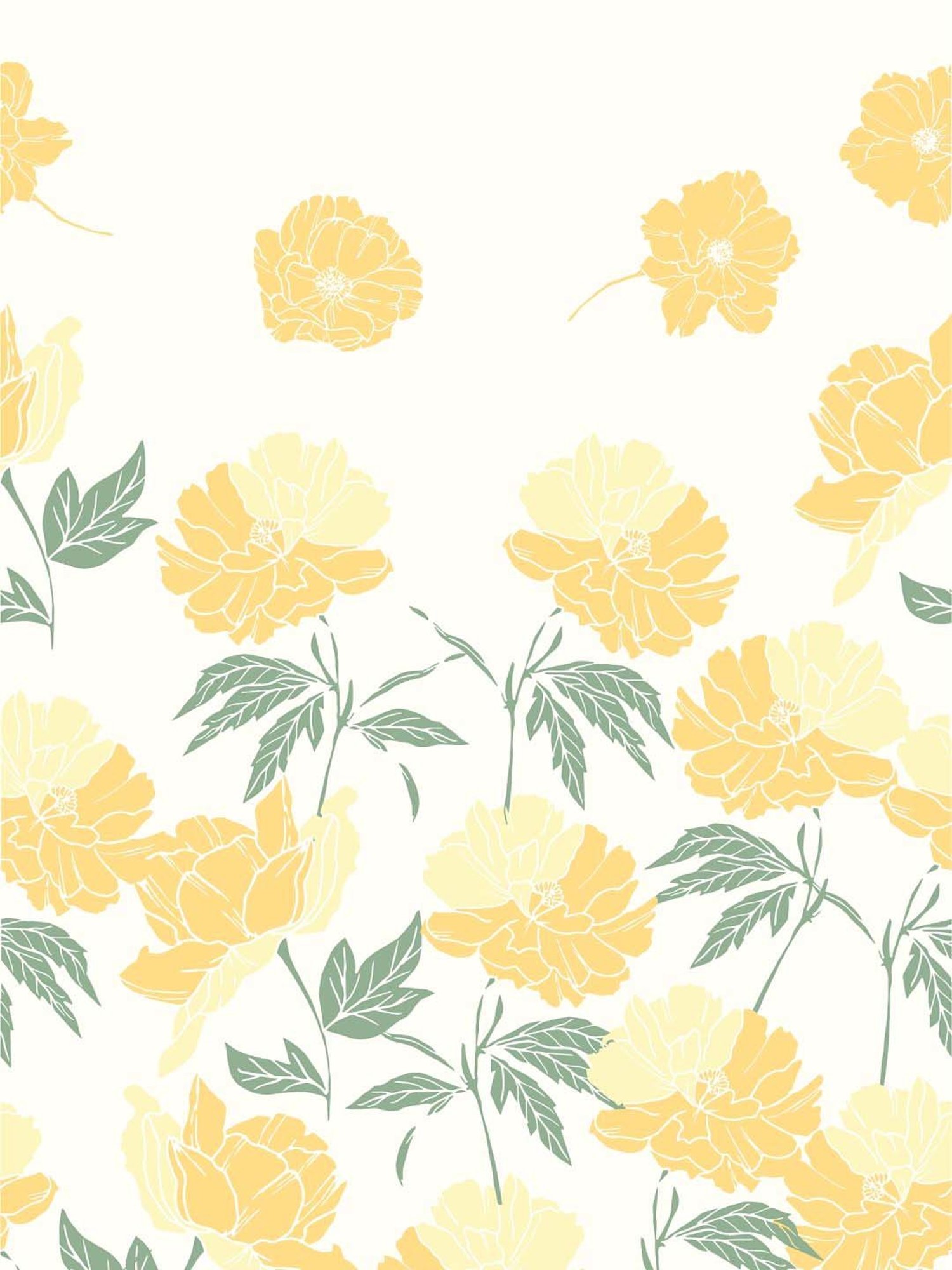 Dreamscape White & Yellow Cotton 140 TC Double  Bedsheet with 2 Pillow Covers