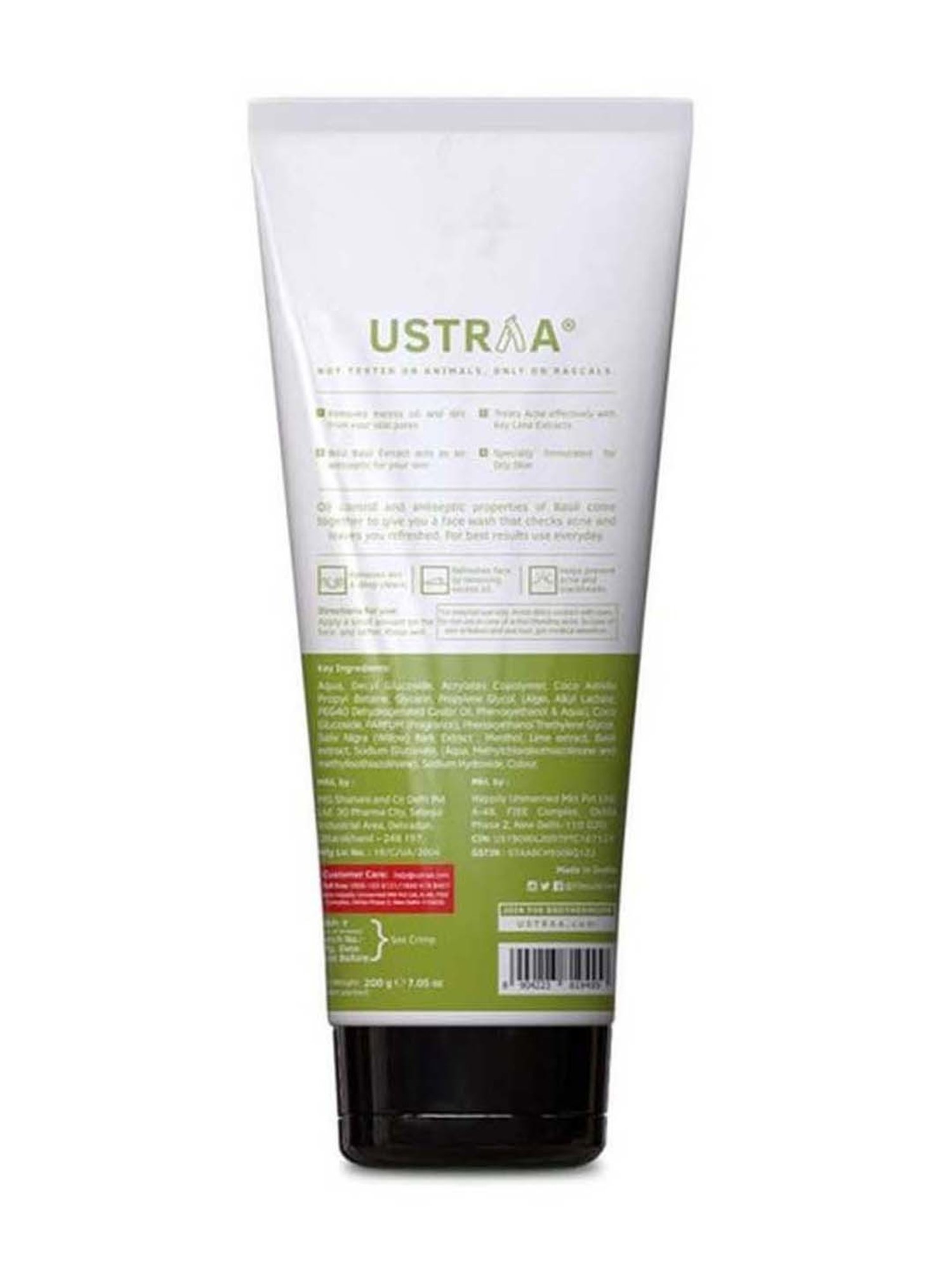 Ustraa Power Face Wash & Hair Growth Vitalizer Combo Set