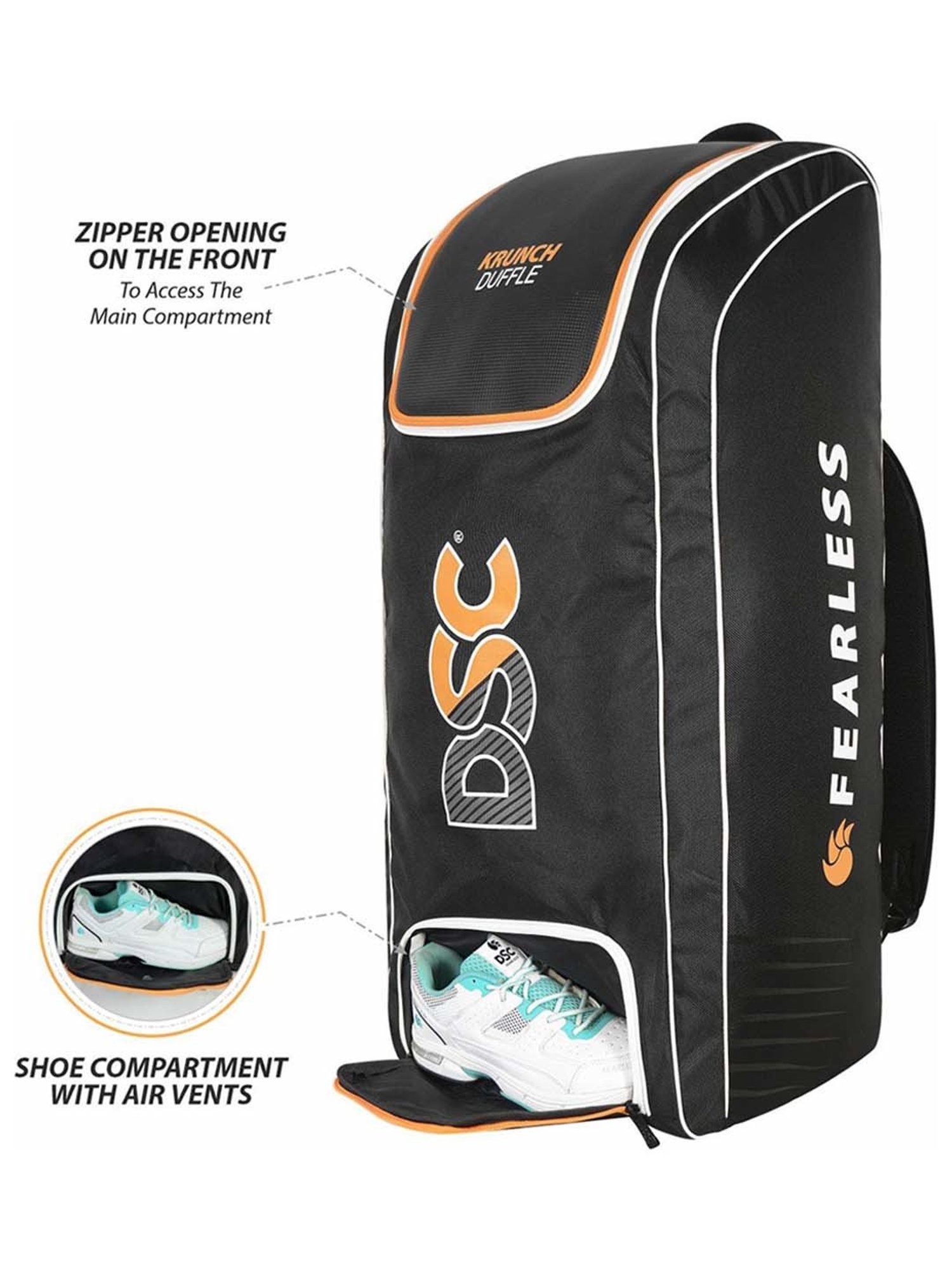 DSC Cricket Krunch Duffle Kit Bag Size - Free Size