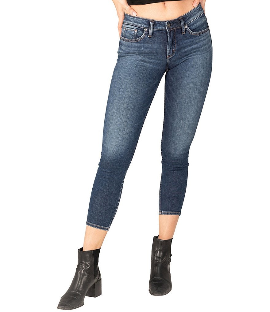 Silver Jeans Co. Suki Cropped Skinny Jeans