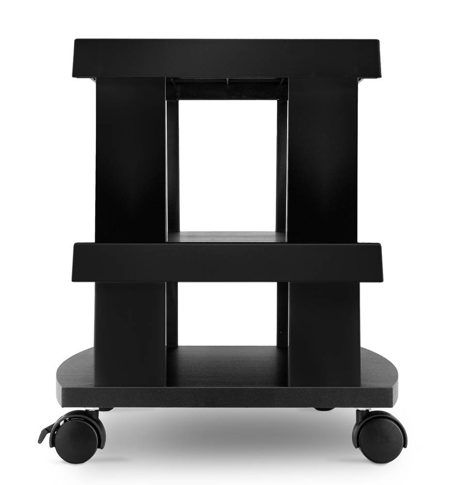 Aleratec 3-Tier LCD LED TV Stand Wheeled Entertainment Center