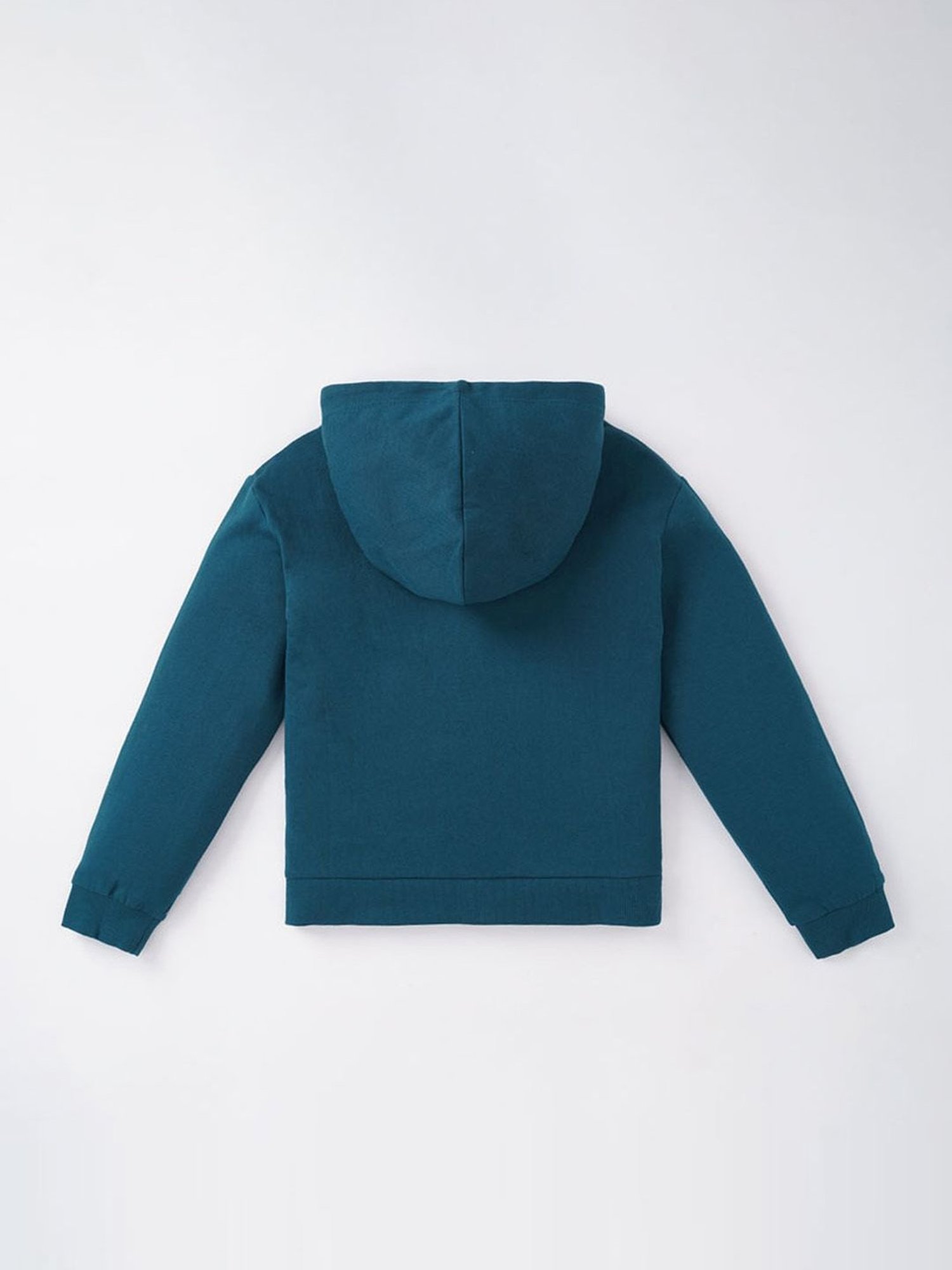 Allen Solly Junior Navy & Green Color Block Full Sleeves Jacket