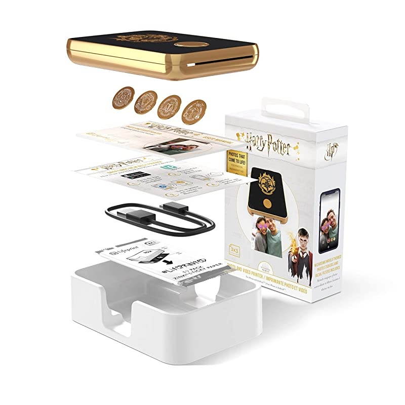 Potter Magic Photo and Video Printer for iPhone and Android Your Photos Come to Life Like Magic Black
