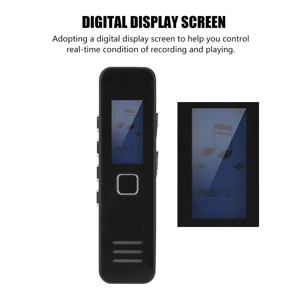 SK-007 Digital Voice Sound Audio Recorder Dictaphone MP3 Player Recording Device