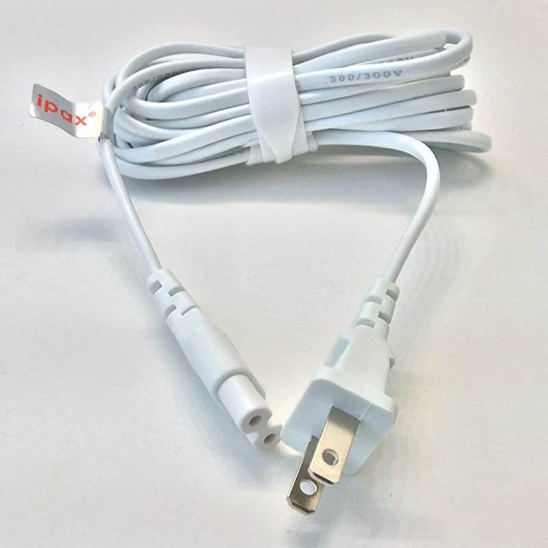 15 Ft White Extra Long 2-Slots Cable Cord Compatible with LG TCL Samsung UN40MU6300 UN43MU6300 UN50MU6300 UN55MU6300 UN65MU6300 UN75MU6300 QN49Q6F QN55Q6F QN65Q6FN QN75Q6 QN82Q6 LED Smart TV