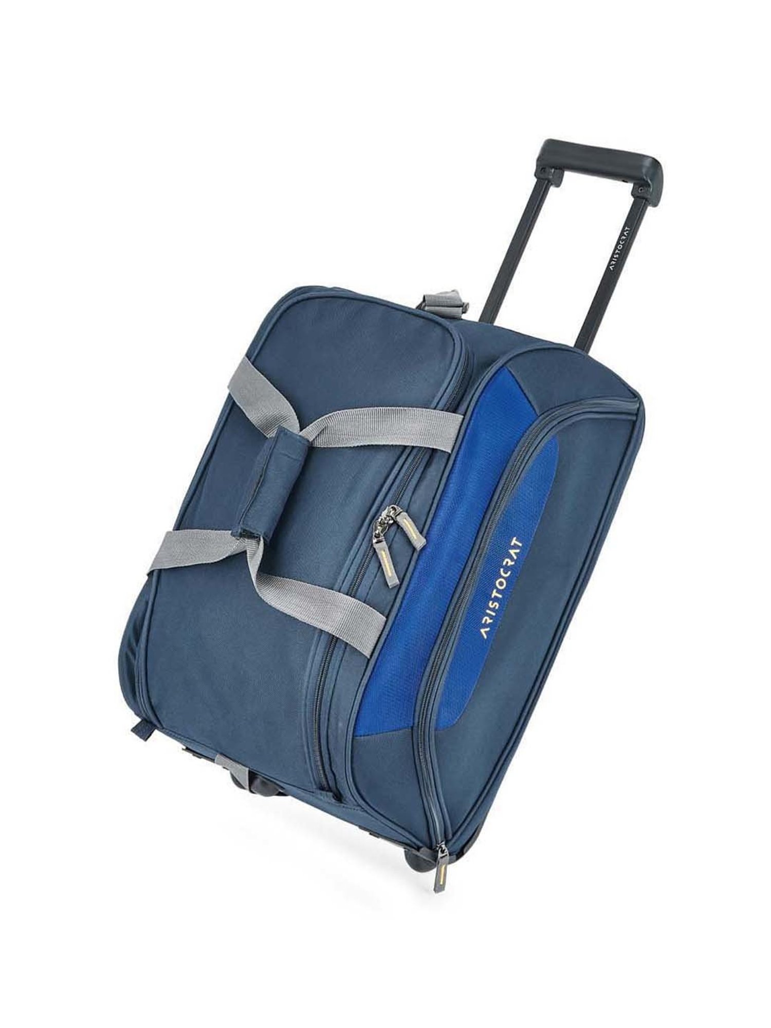 Aristocrat Blue Small Soft Cabin Trolley - 55 cm