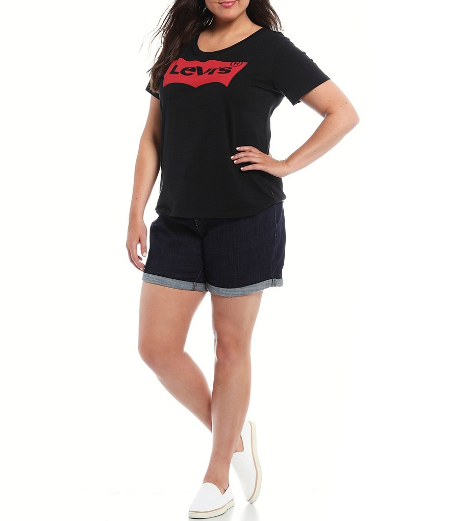 Code Bleu Plus Size Chelsea Bermuda Shorts