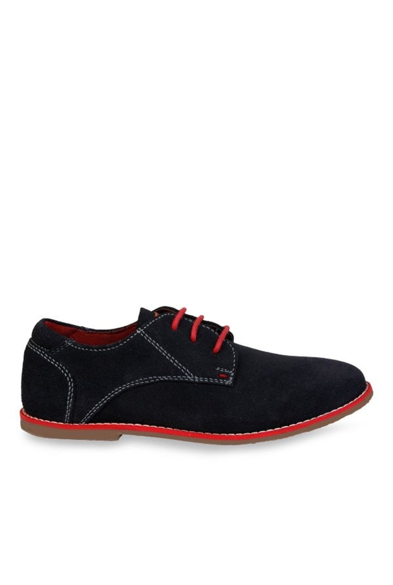 Beanz Kids Charls Navy Derby Shoes