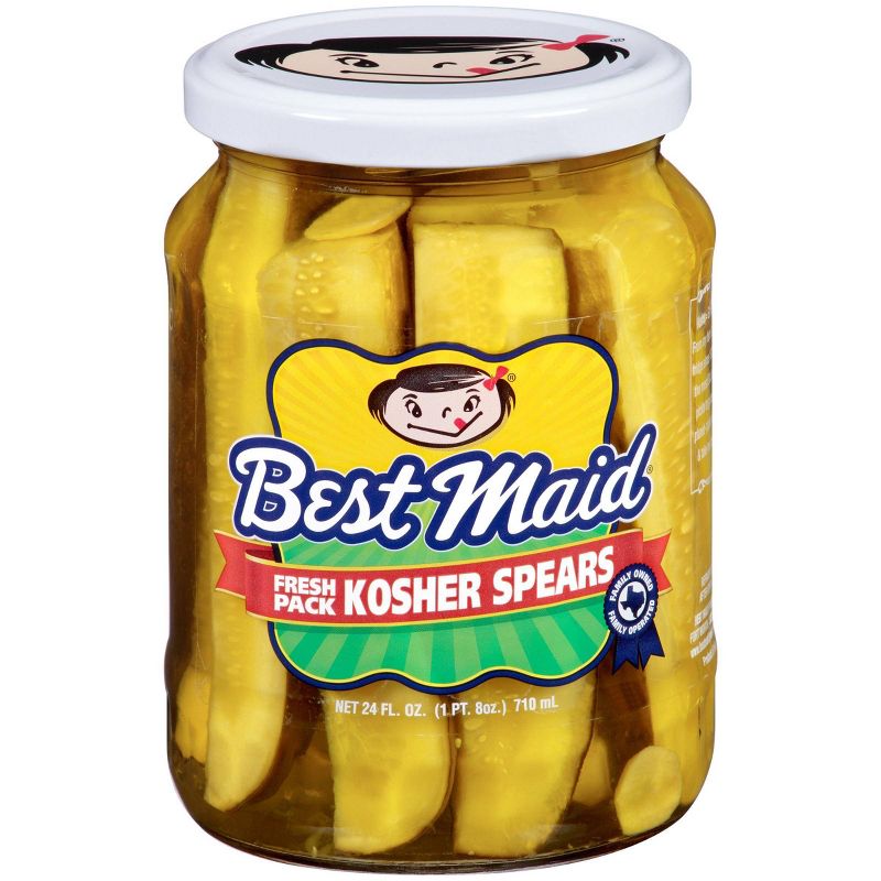 Best Maid Fresh Pack Kosher Pickle Spears - 24 fl oz