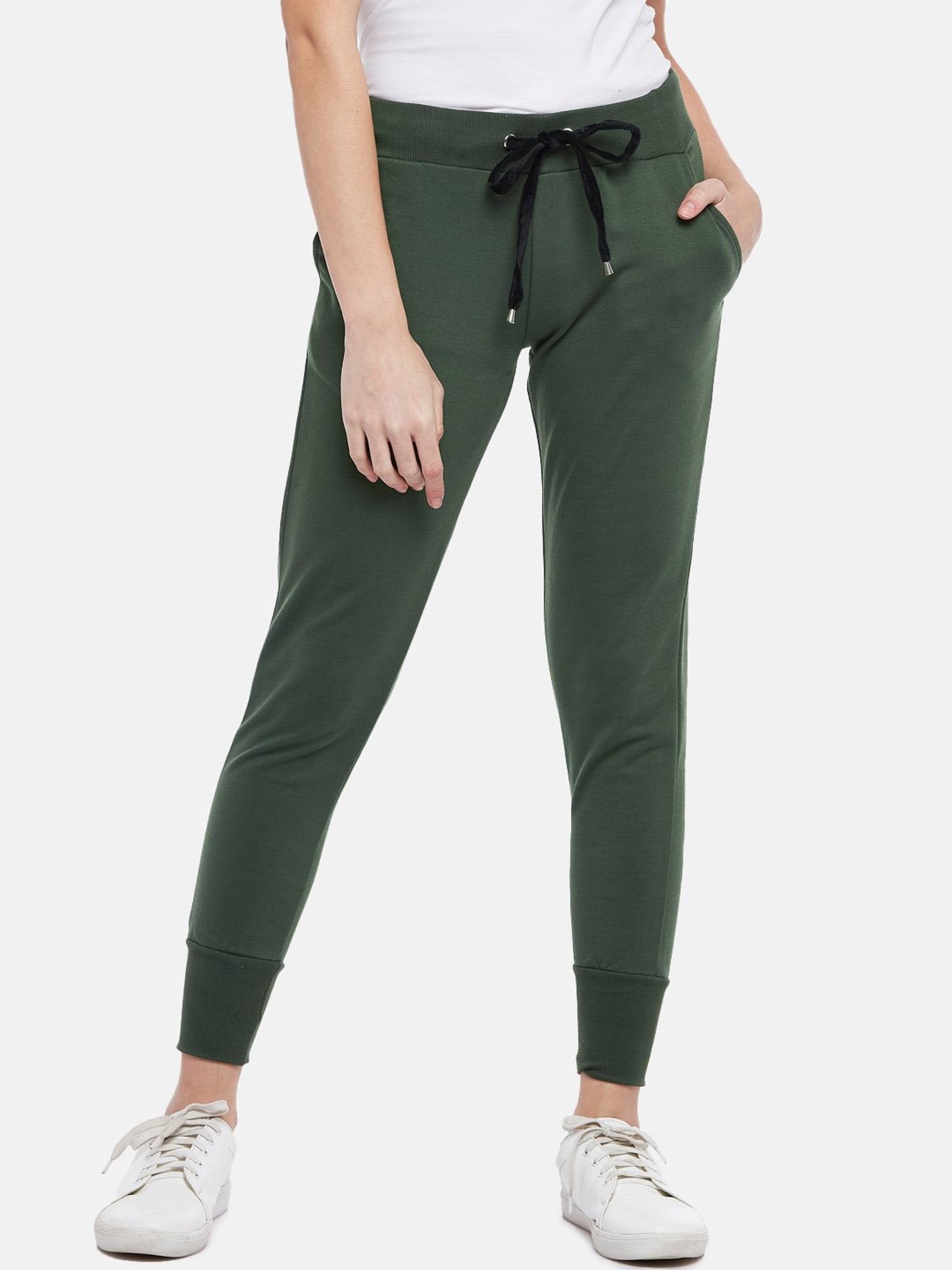 ISU Olive Regular Fit Joggers