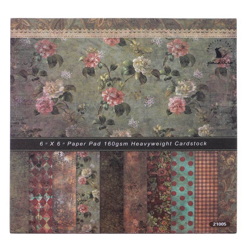 24pcs Single-sided Printed Decorative Craft Paper DIY Cardstock Background Paper