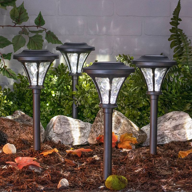 6pk Solar Mini Pathlight Black - Sterno Home