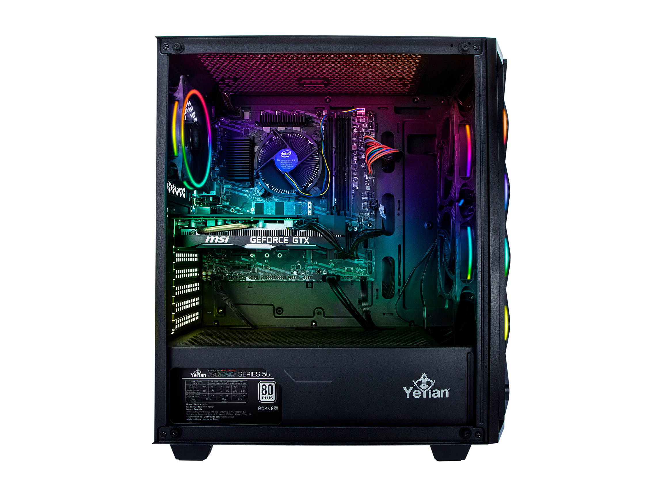 Yeyian Gaming Desktop Shoge X01 YPB-SHO-X01 Intel Core i5 10th Gen 10400F (2.90 GHz) 8 GB DDR4 500 GB NVMe SSD NVIDIA GeForce GTX 1660 SUPER Windows 10 Home 64-bit
