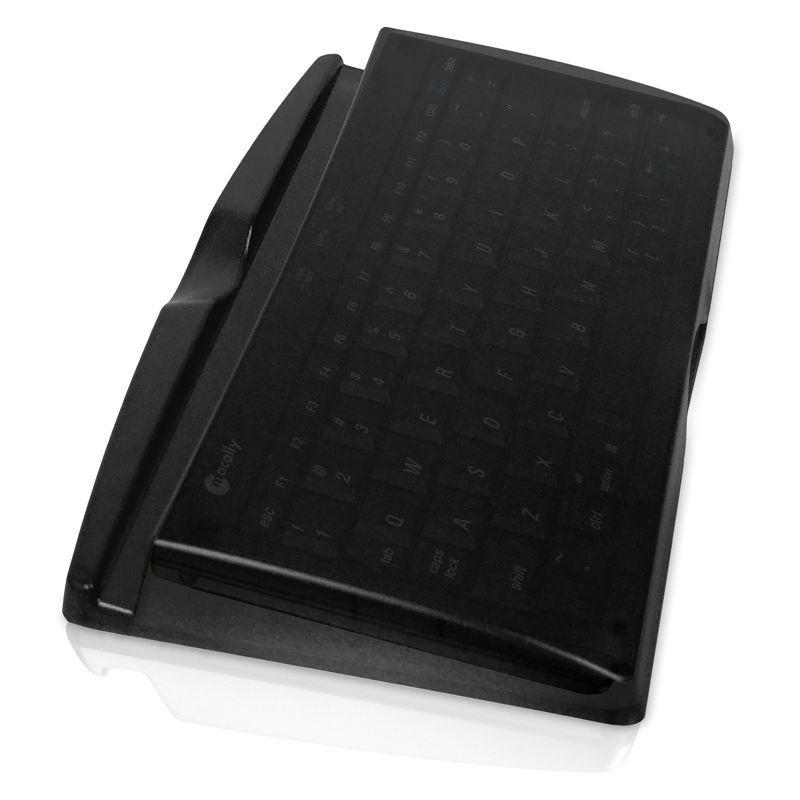 Macally Portable Wireless Bluetooth Compact Keyboard With Cover and Stand