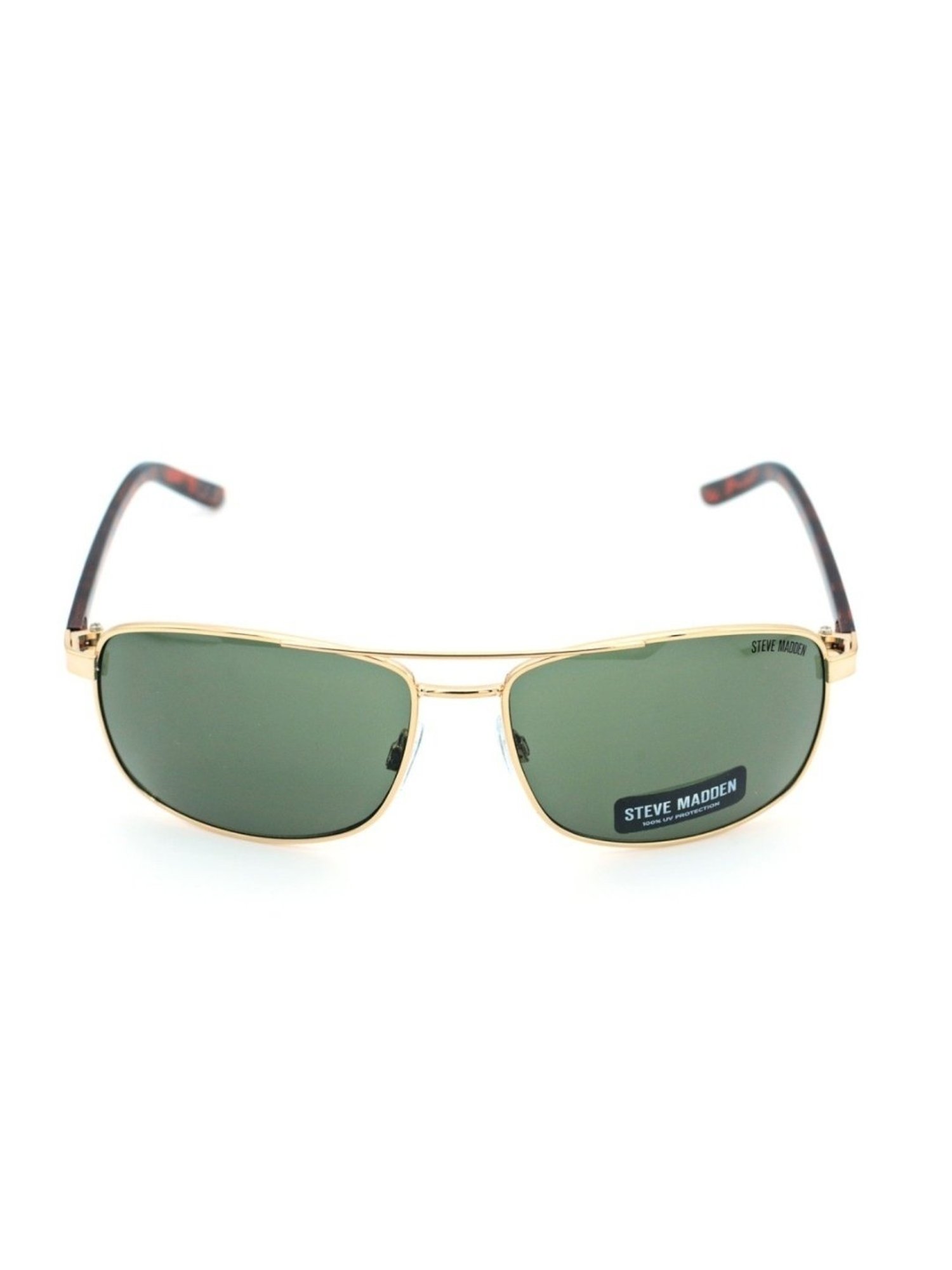 STEVE MADDEN Green Square UV Protection Sunglasses for Men