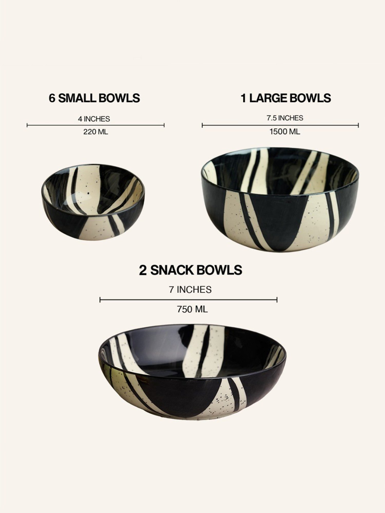 BlackCarrot White Ceramic 21 Pcs Modern Dinner Set