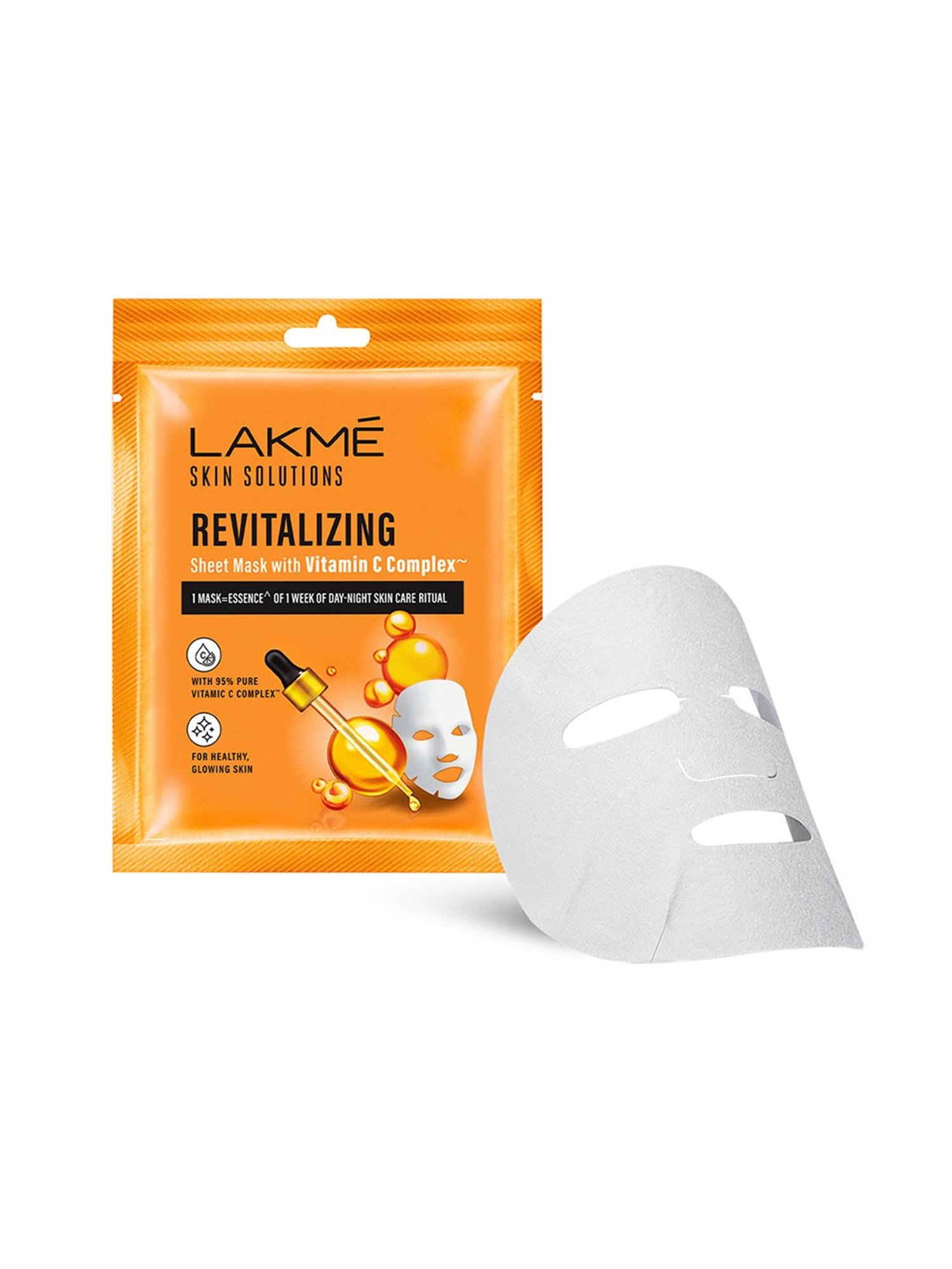 Lakme Skin Solutions Sheet Mask Revitalizing with Vitamin C