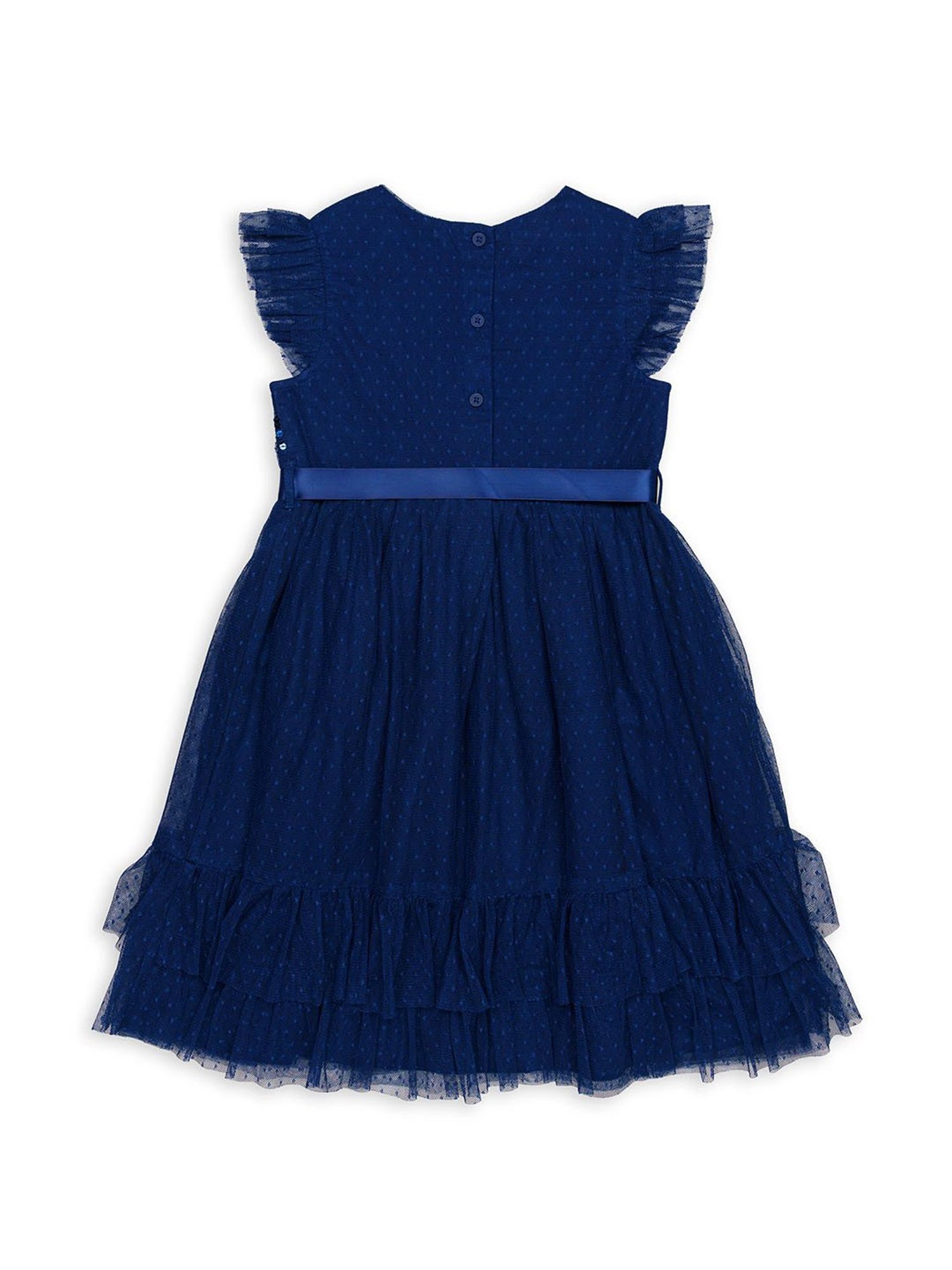 H by Hamleys Girls Navy Embellished Dress