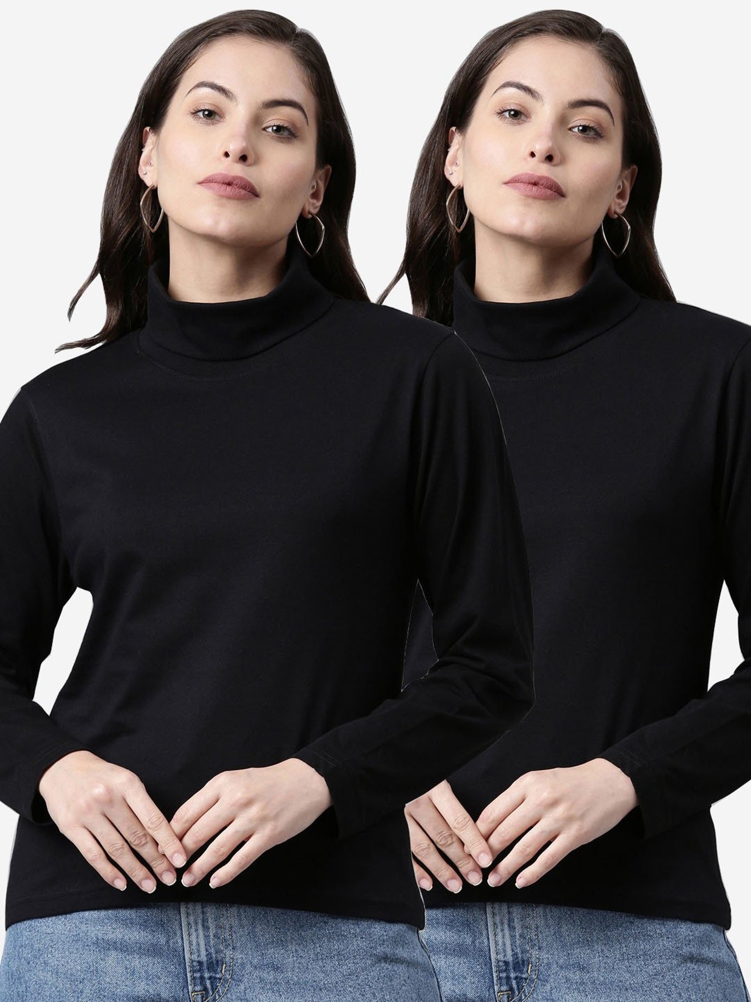 Kryptic Black T-Shirt - Pack of 2