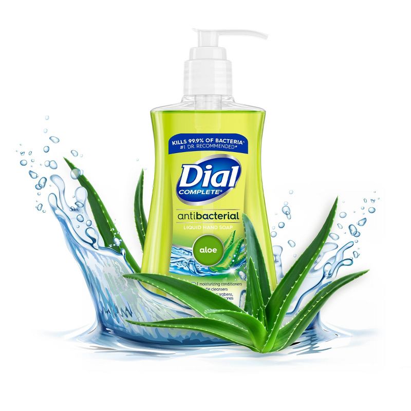 Dial Antibacterial Aloe Liquid Hand Soap - 7.5oz