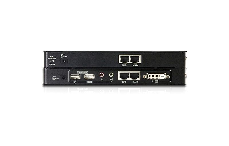 ATEN CE600 KVM Console/Extender-TAA Compliant - 1 Computer(s) - 196.85 ft Range - WUXGA - 1920 x 1200 Maximum Video Resolution - 2 x Network (RJ-45)