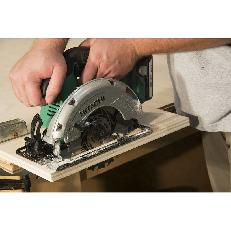 Hitachi C18DGLP4 18V Cordless Lithium-Ion 6-1/2 in. Circular Saw with LED (Tool Only)