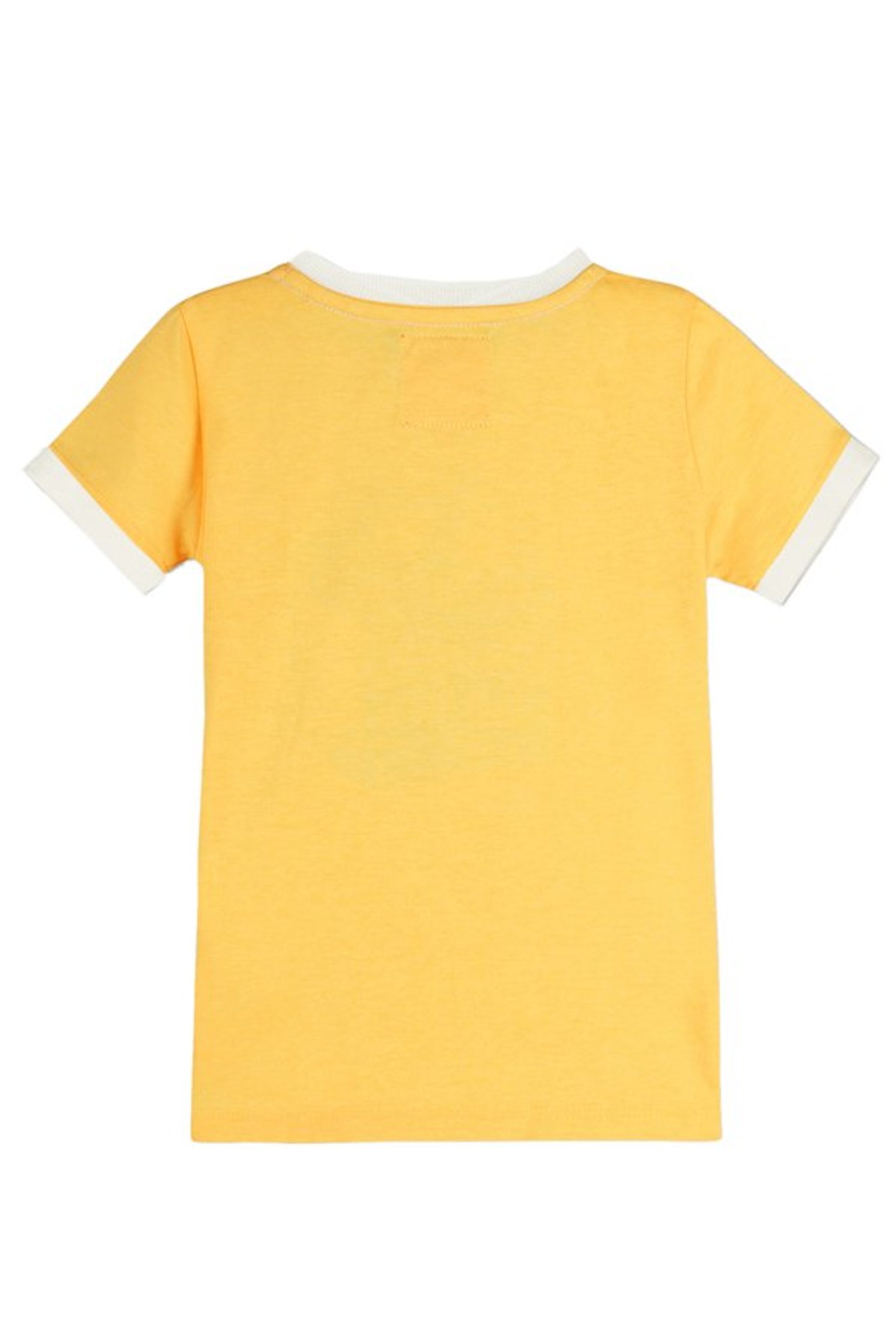 Cherry Crumble By Nitt Hyman Boys Mustard Printed T-Shirt