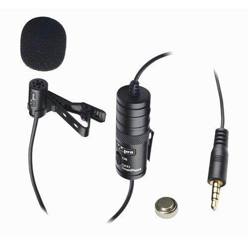 Sony HDR-CX675 Camcorder External Microphone$Vidpro XM-L Wired Lavalier microphone - 20' Audio Cable - Transducer type: Electret Condenser