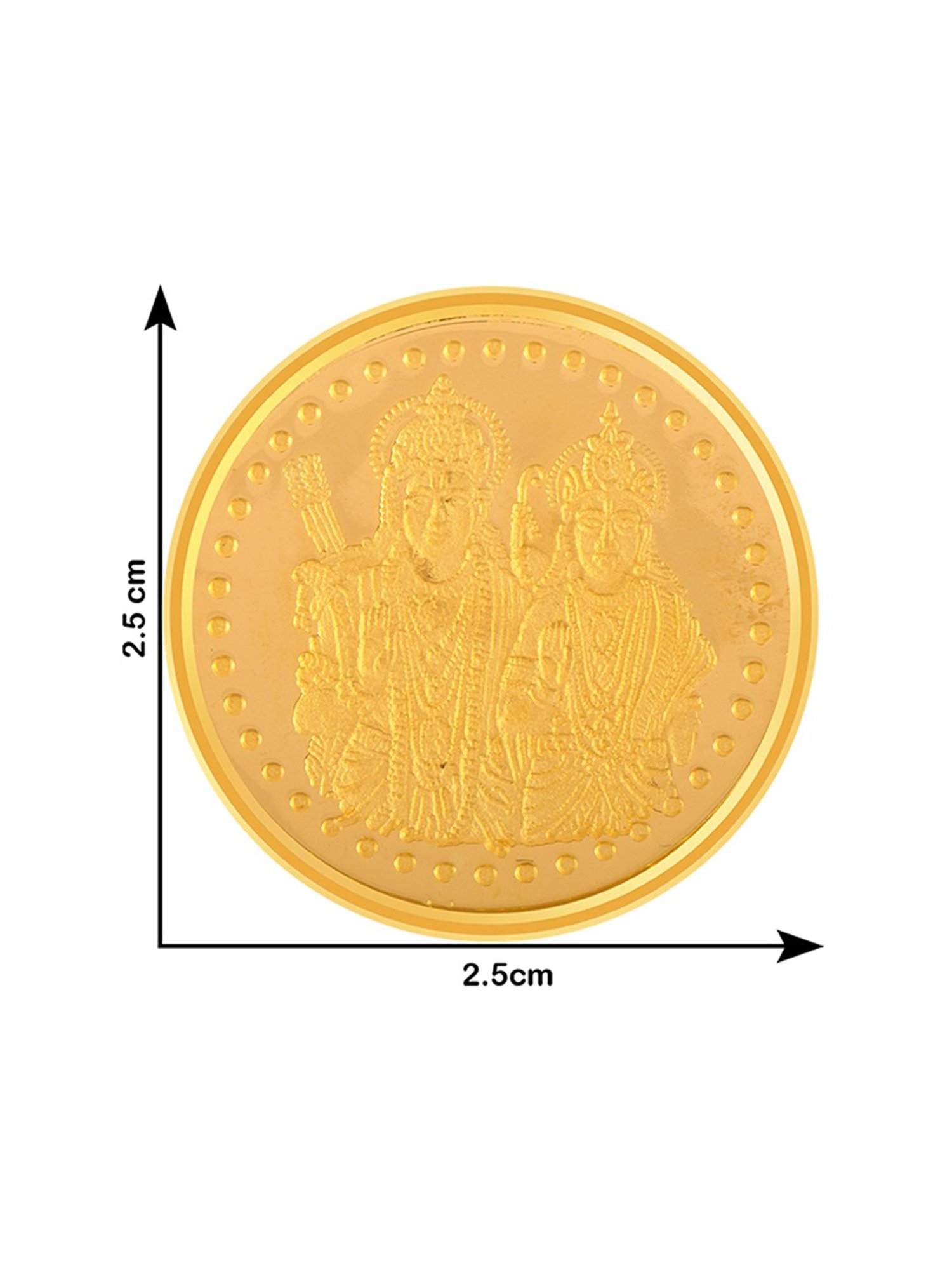 P.C. Chandra Jewellers 22k (916) 10gm Gold Coin