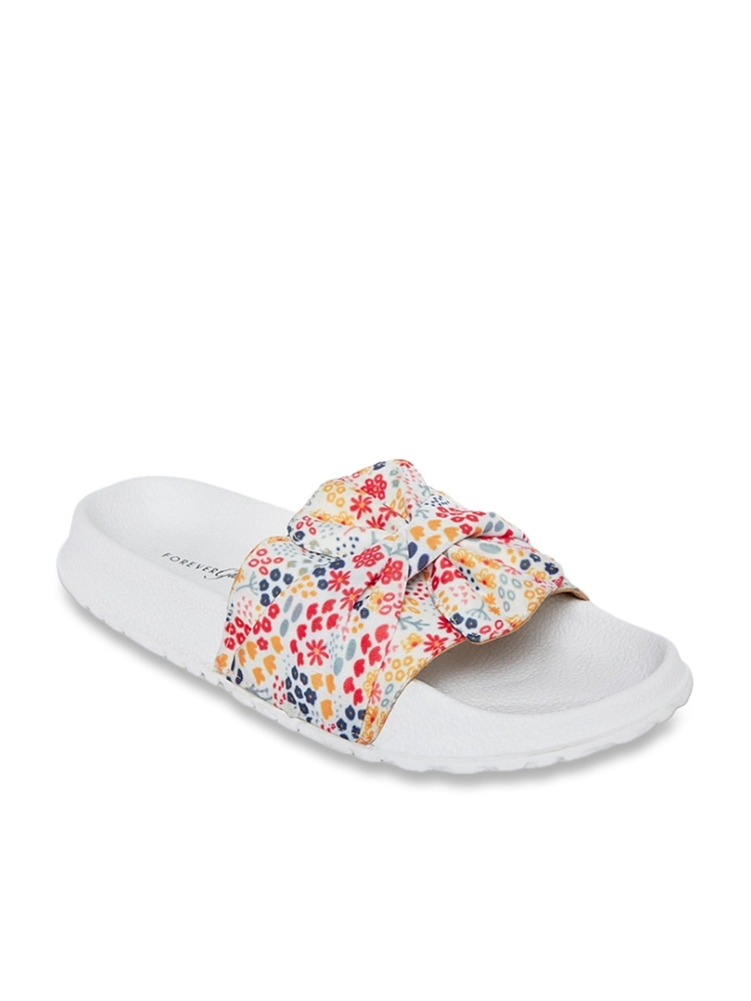 Forever Glam by Pantaloons Women's Multicolor Slides