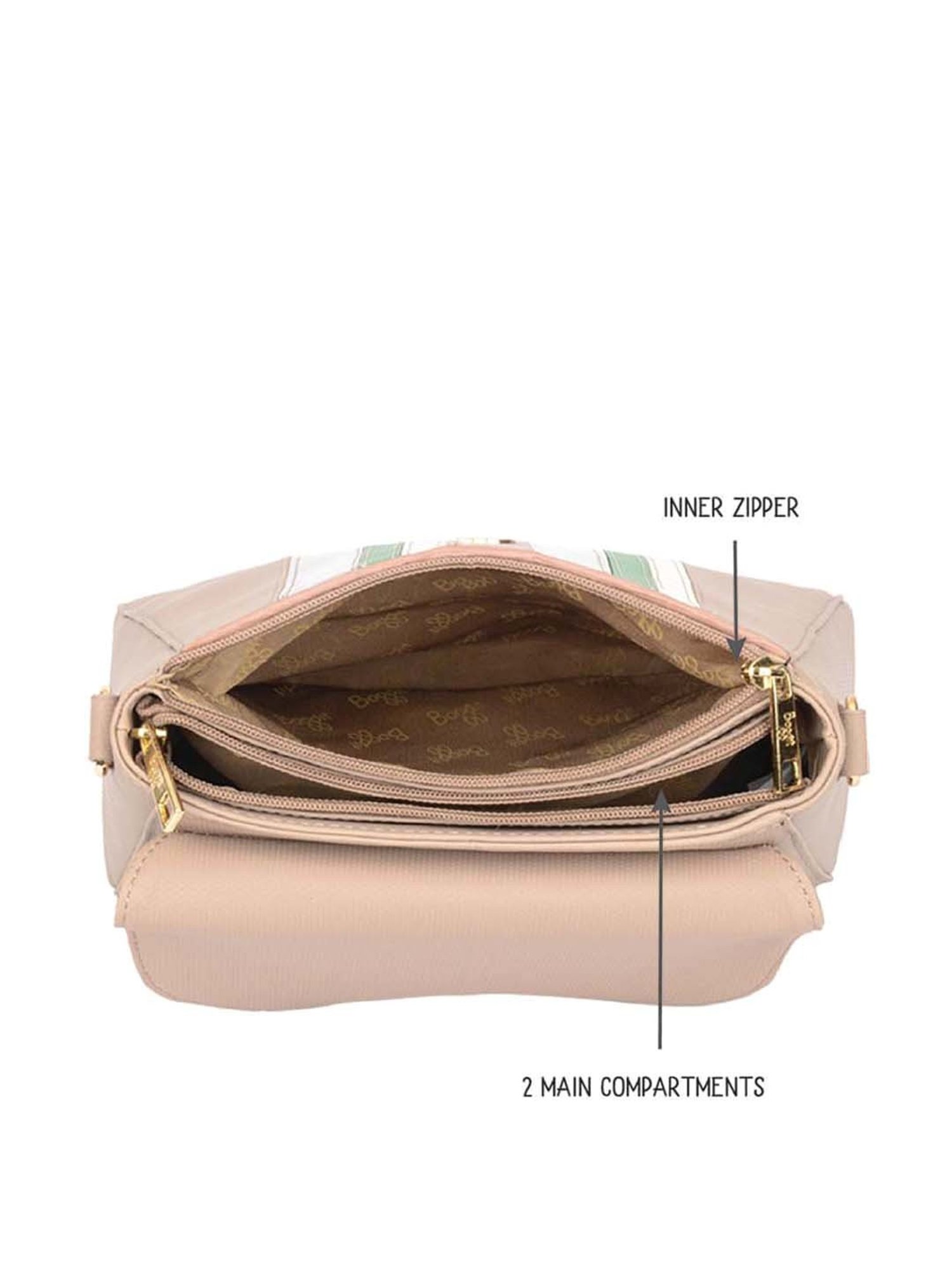 Baggit Pink Medium Convertible Backpack