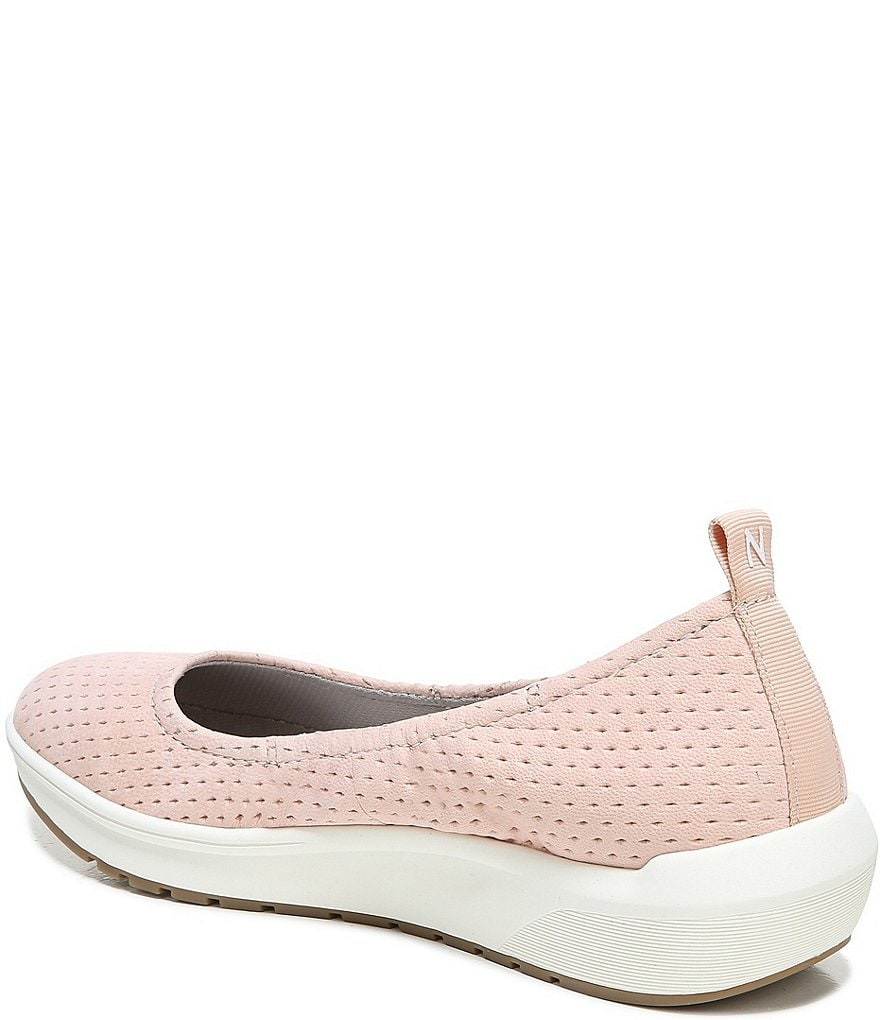 Naturalizer Philippa Perforated Leather Wedge Slip-Ons