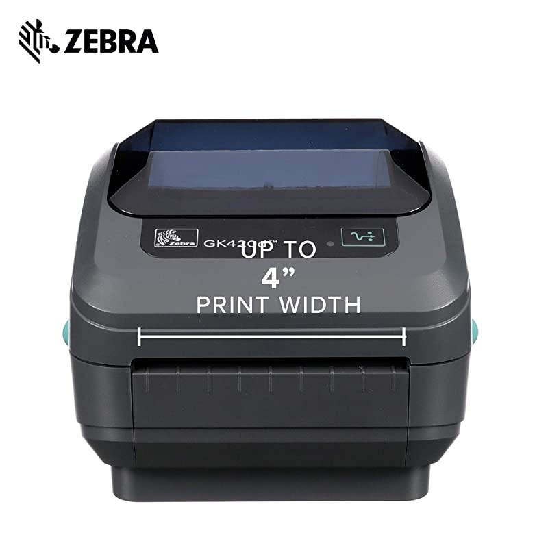 GK420d Direct Thermal Desktop Printer Print Width of 4 in USB and Ethernet Port Connectivity GK42202210000