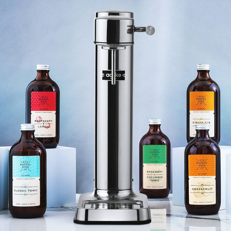 Six Barrel Soda Co. Raspberry & Lemon Soda Syrup - 16.9fl oz
