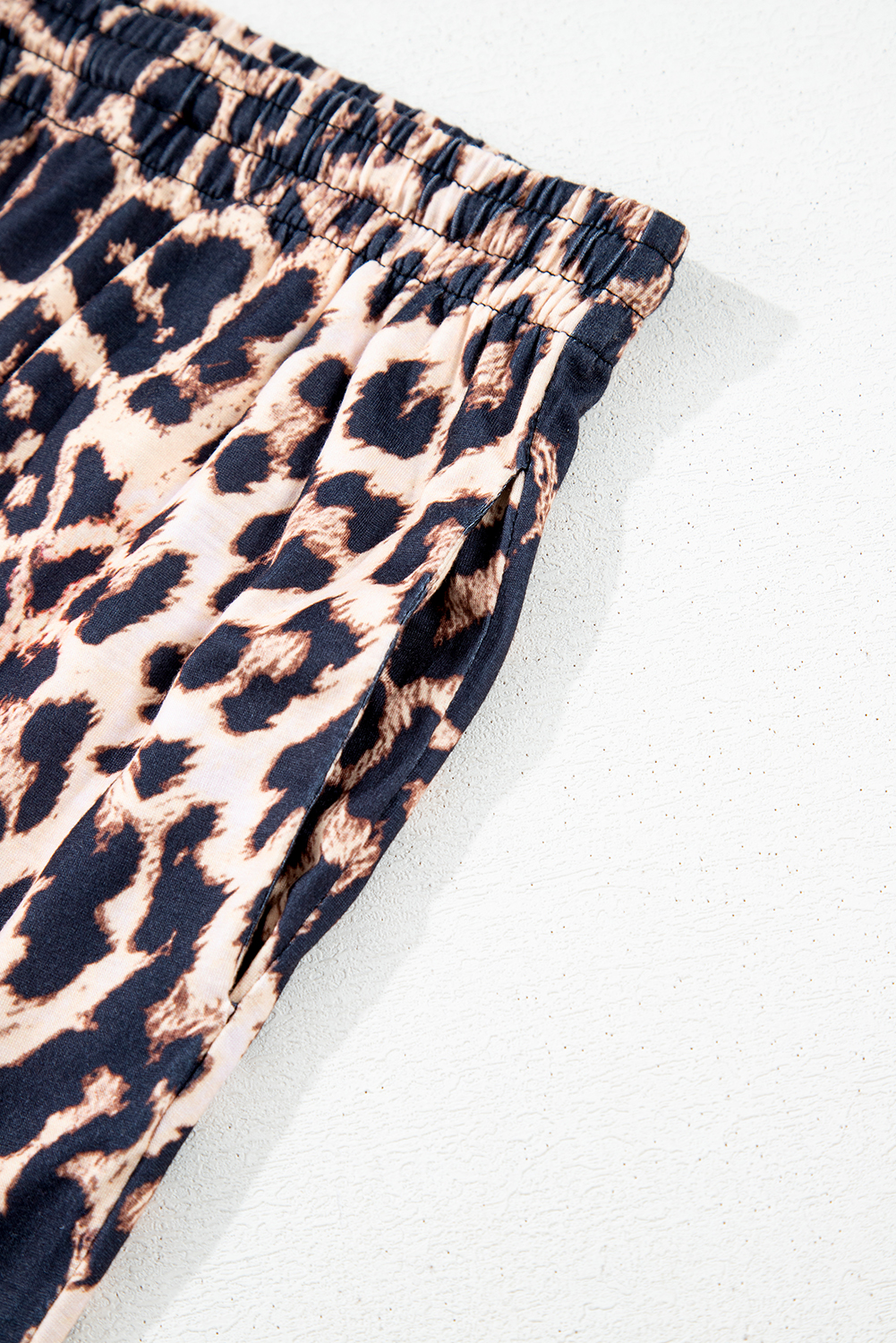 Rose Red Solid Waffle Knit Plus Size Two Piece Shorts Set