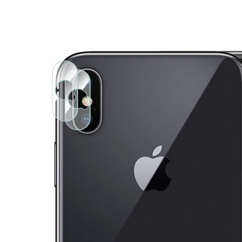 2-Piece Insten Camera Lens Protective Tempered Glass Compatible with Apple iPhone X/XS/XS Max