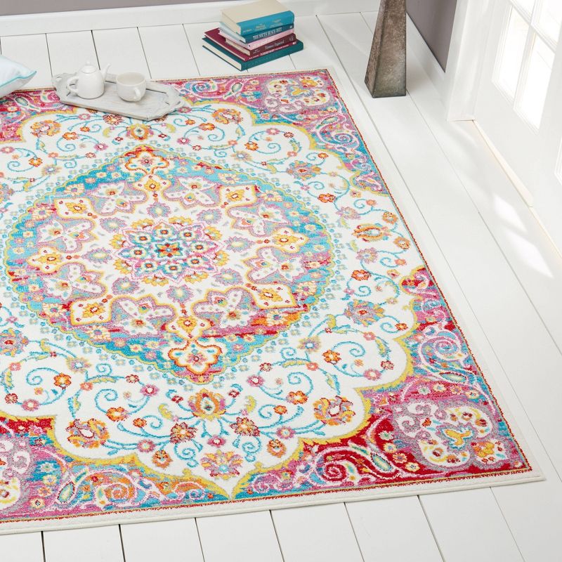 5'2"x7'2" Splash Modern Medallion Area Rug - Home Dynamix