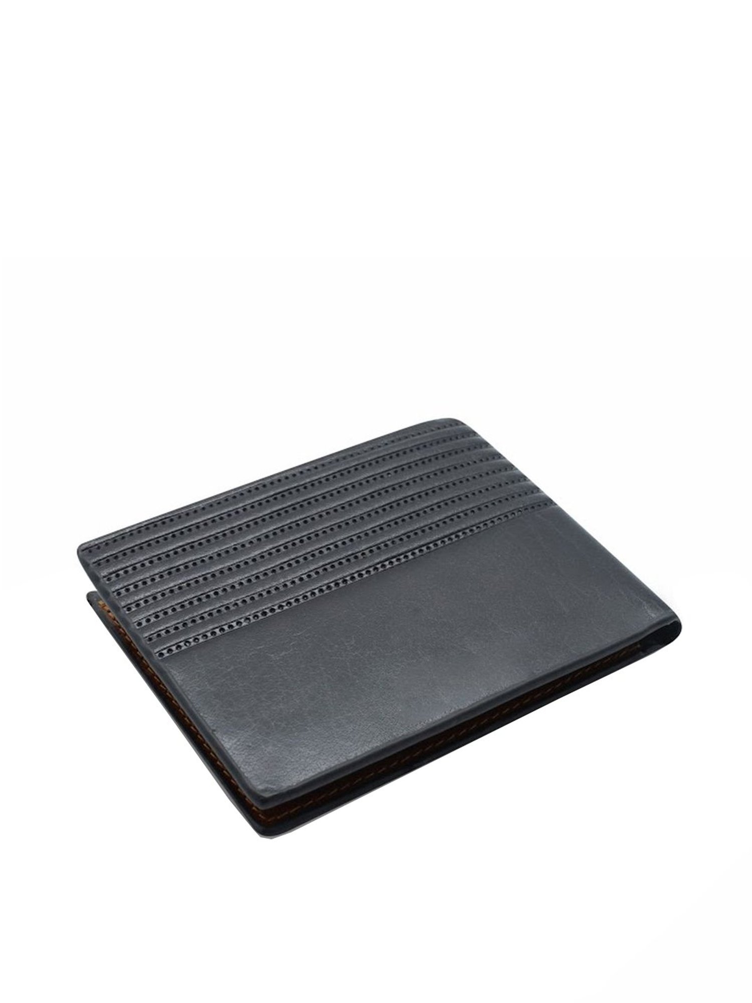 THE HOLISTIK Marvellous Black Casual Leather Bi-Fold Wallet for Men