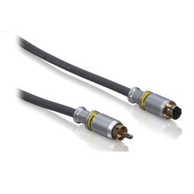6ft. radioshack gold series rca to svideo conversion cable
