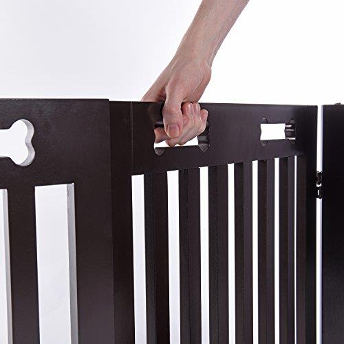 Arf Pets Extension gate Kit, Set of 2 panels - Extension for the Free Standing Wood Dog Gate