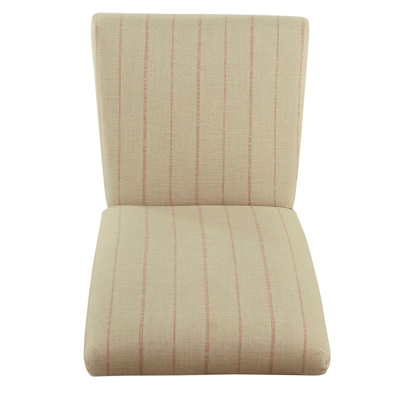 Rollback Dining Chair Cream with Red Stripe - HomePop